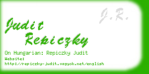 judit repiczky business card